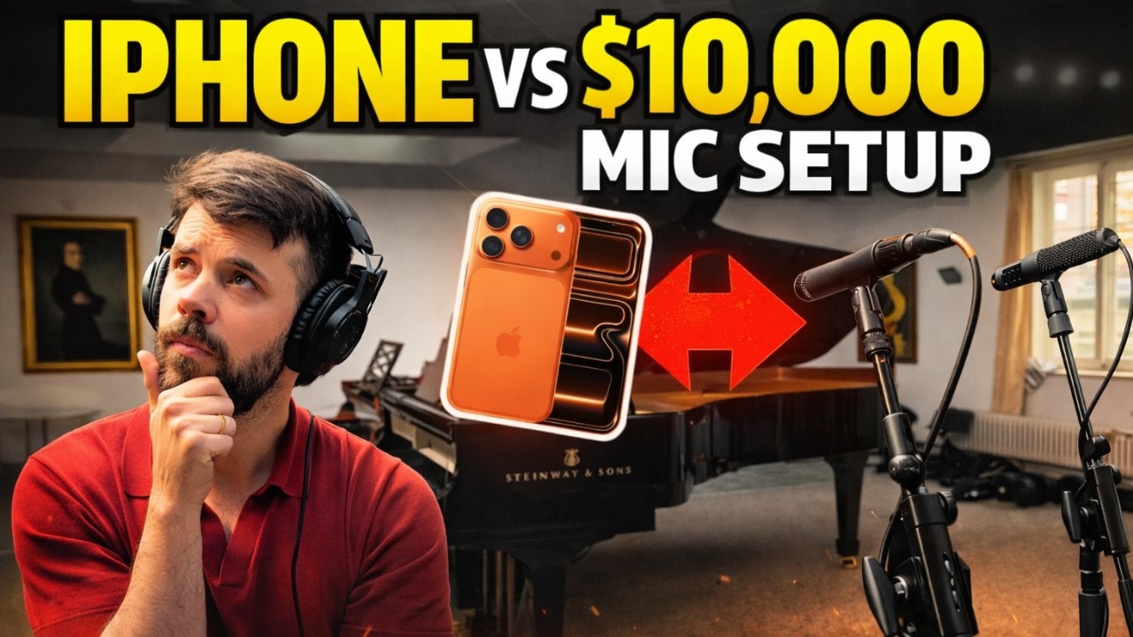 iPhone vs 10.000$ Piano Recording - Is It Worth It?