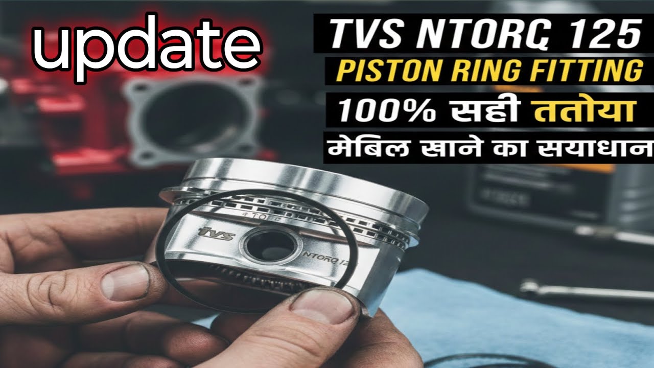 TVs NTROQ or VICTOR 3v piston rings fitting 🪛⚒️💥