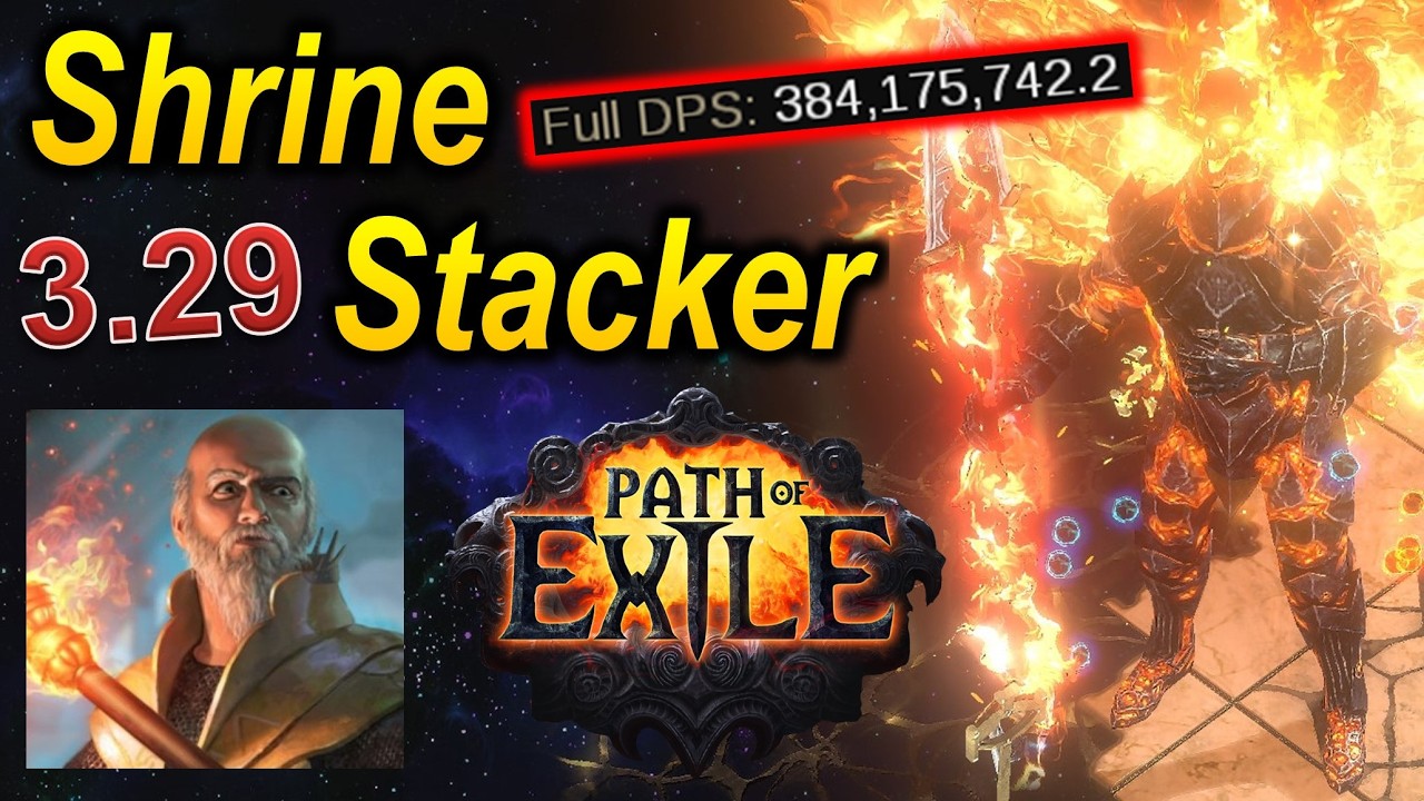 [3.29] Шрайн-стекер с уроном +380 млн (лучший билд в истории Path of Exile?!)