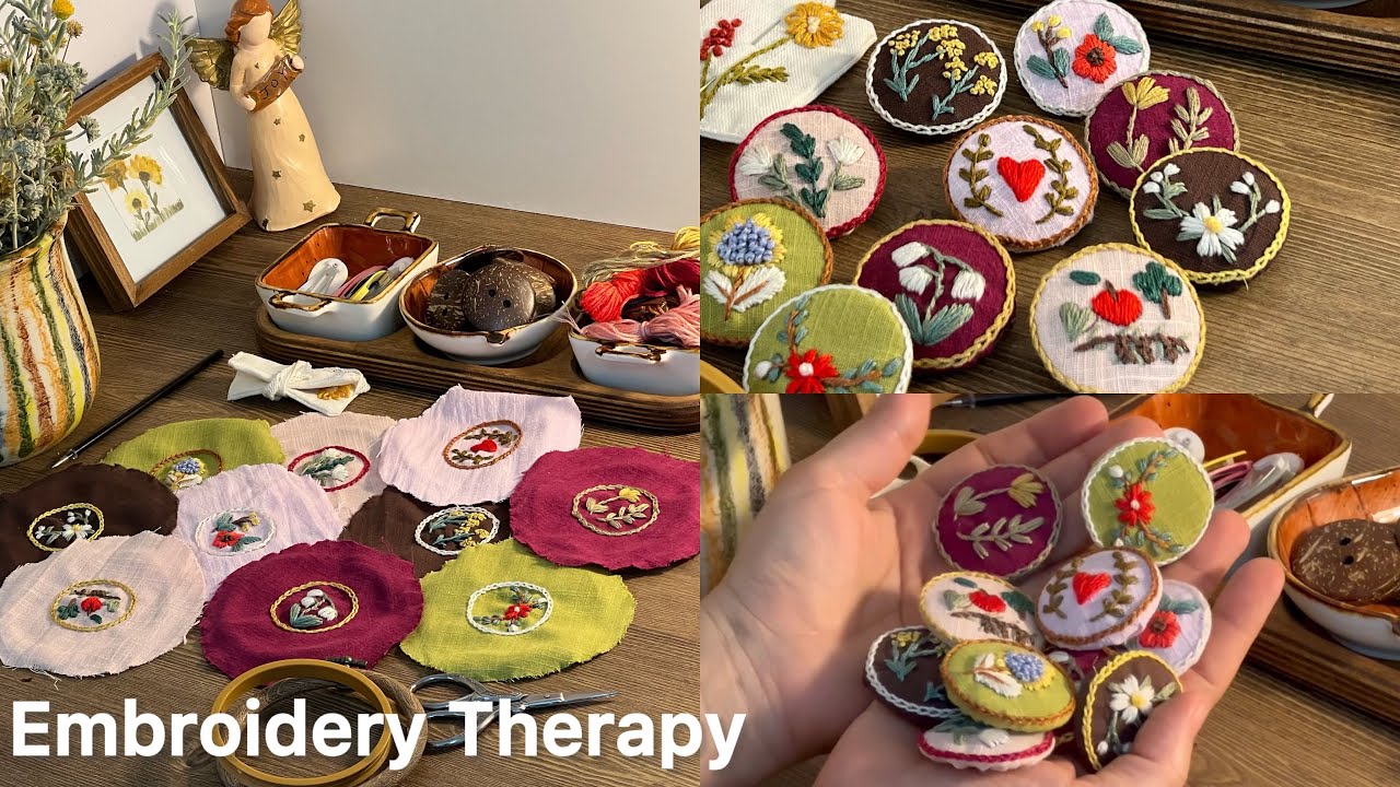 This embroidery is more than art — it’s mental therapy