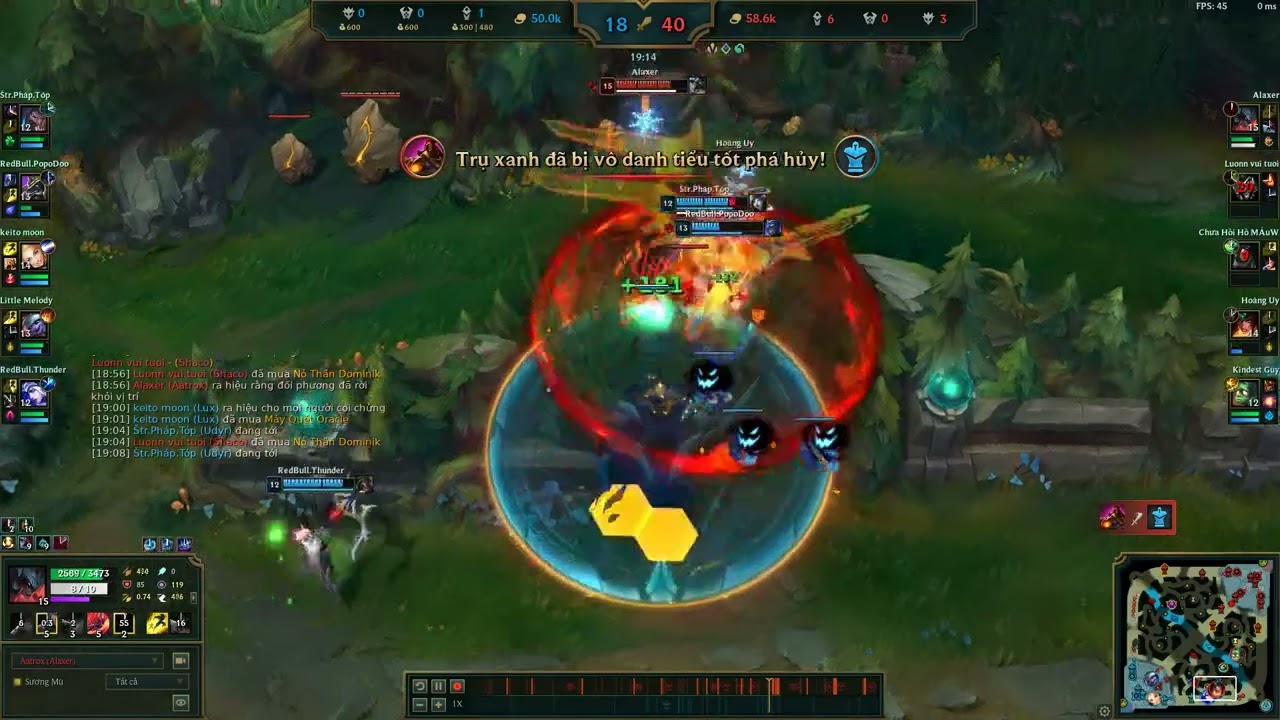 Huge Aatrox Pentakill in Lmfao mode xD