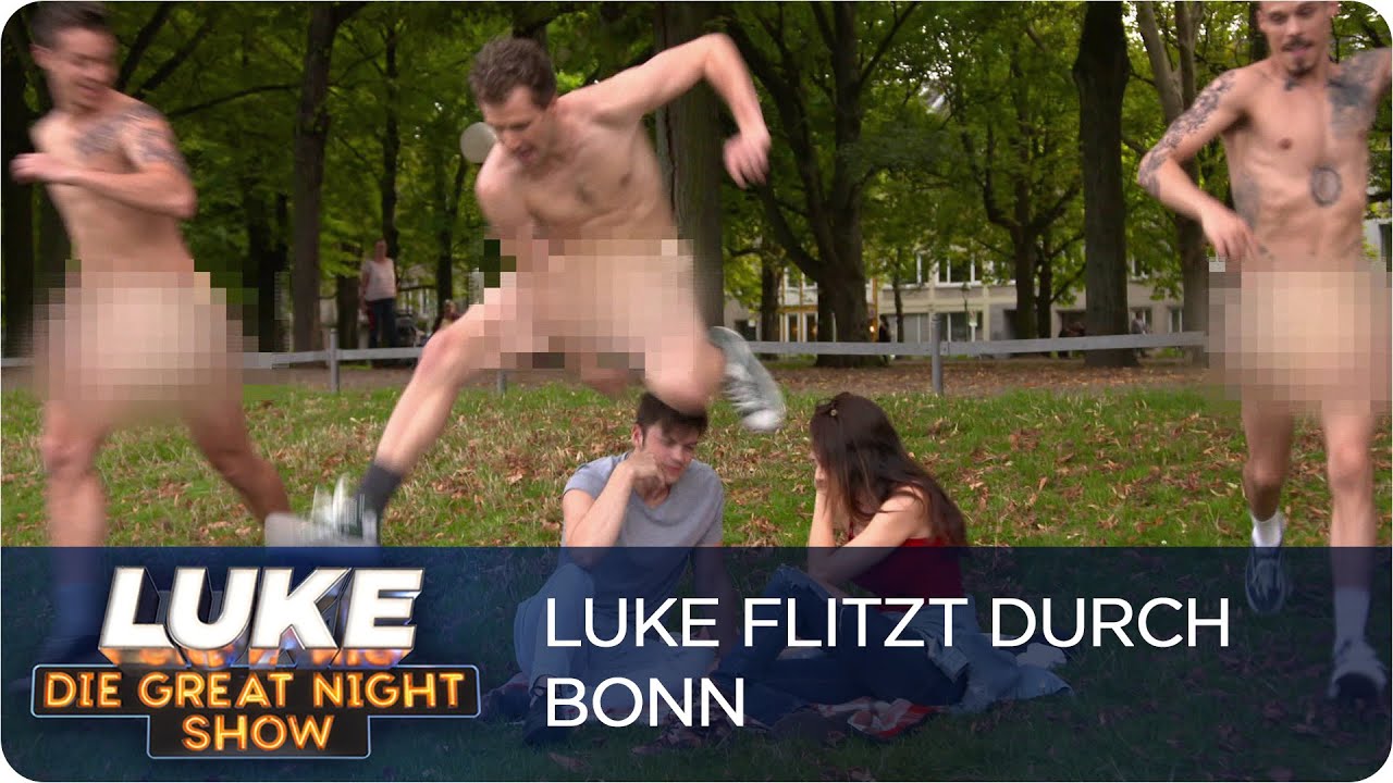 Musikvideos im Alltag - Blankziehen in Bonn | LUKE! Die Greatnightshow