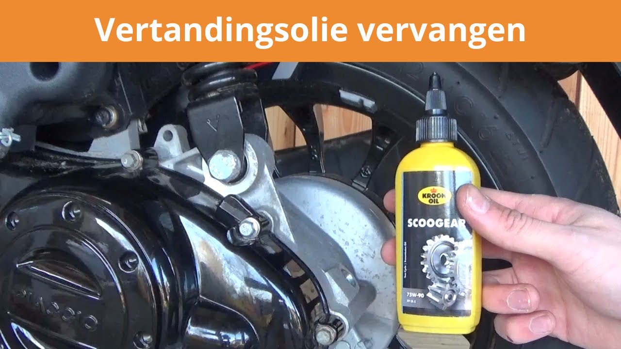 Vertandingsolie Vespa & Piaggio Zip vervangen 75w90 | Montagevideo - De Scooter Shop