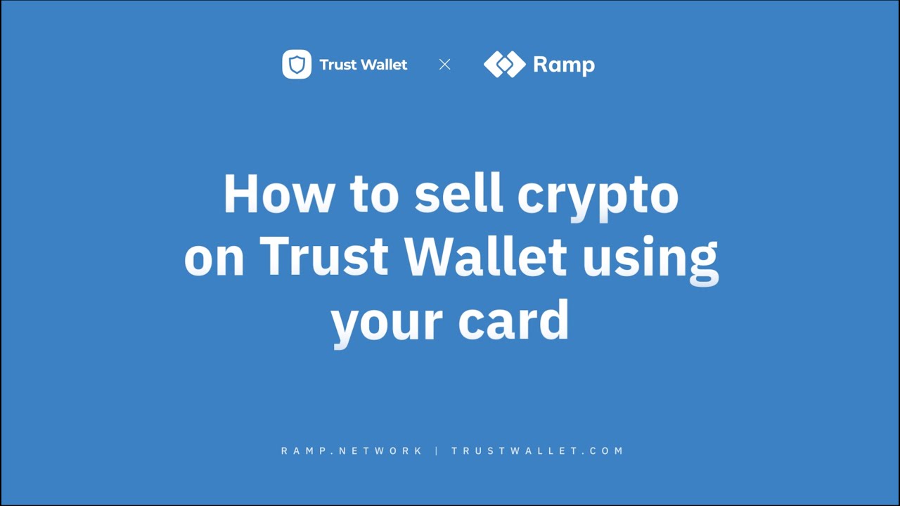 How to SELL crypto in Trust Wallet [With Ramp]