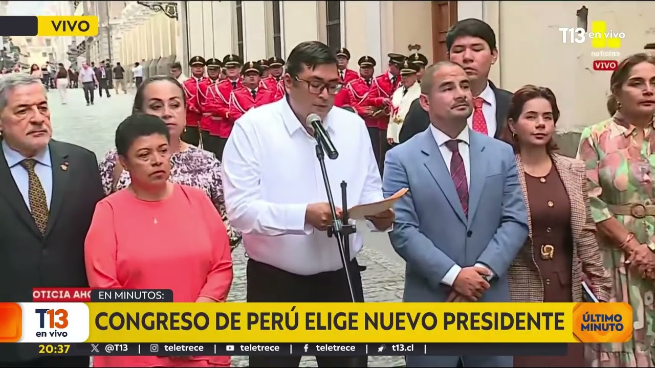 Congreso de Perú elige nuevo presidente