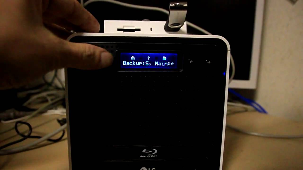 LG N2B1 - Netzwork Storage + BluRay Brenner - Test