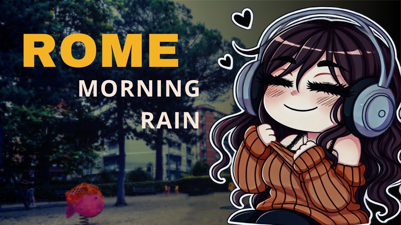Rome in the Rain – Relaxing Morning Ambience with Soft City Sounds
