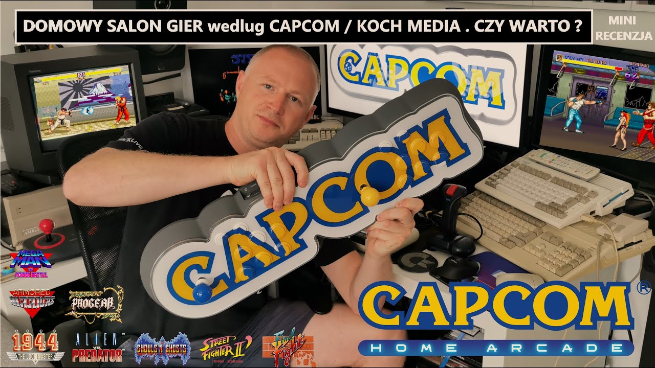 CAPCOM HOME ARCADE - SALON GIER w domu wedlug CAPCOM/KOCH MEDIA. Sprawdzmy czy wart jest swojej ceny