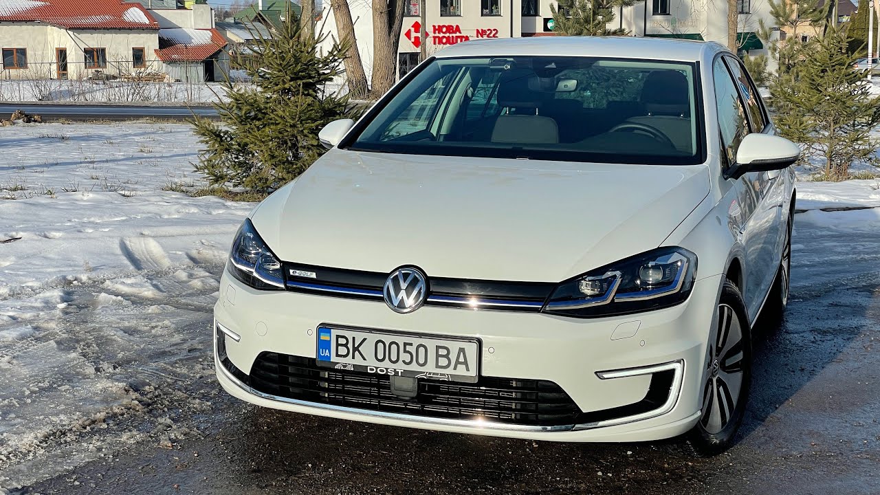 740км на VW E-Golf 36kWt зимою