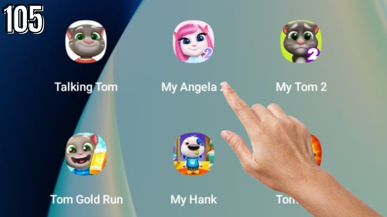 My Talking Tom Cat,My Talking Angela 2,My Talking Tom 2 #105