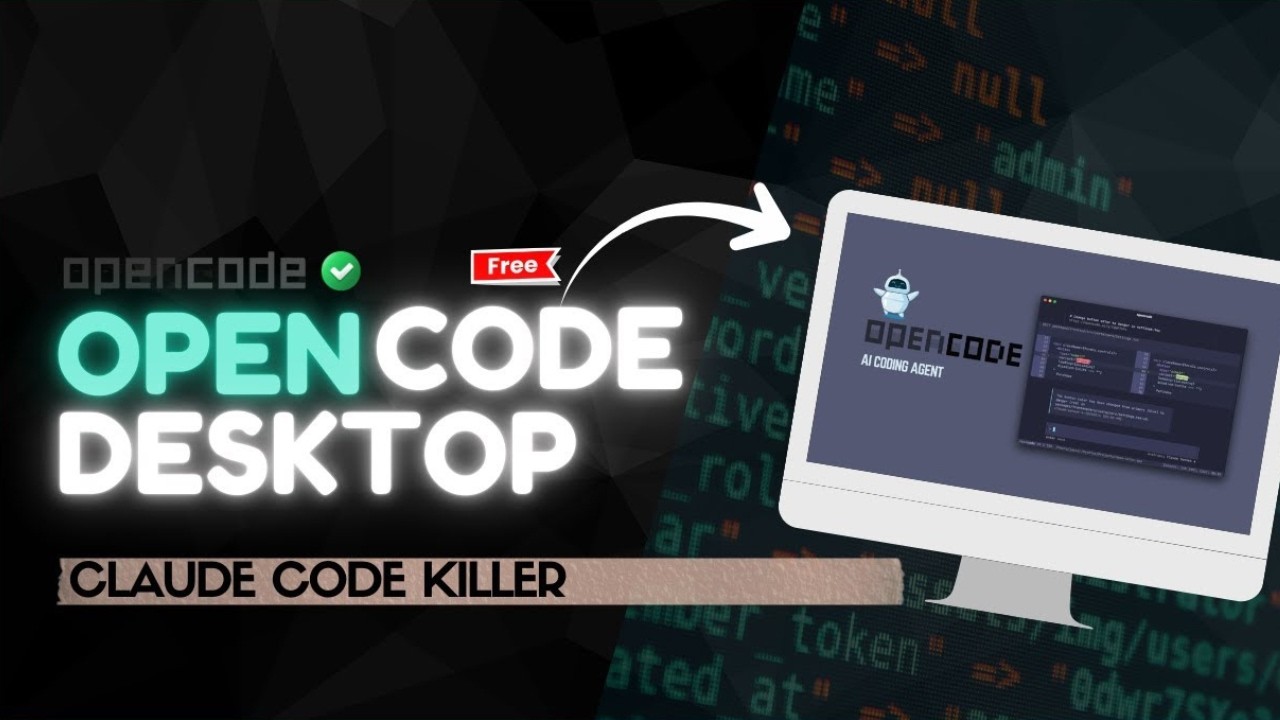 Настольное приложение OpenCode: БЕСПЛАТНЫЙ агент для программирования с использованием ИИ с откры...