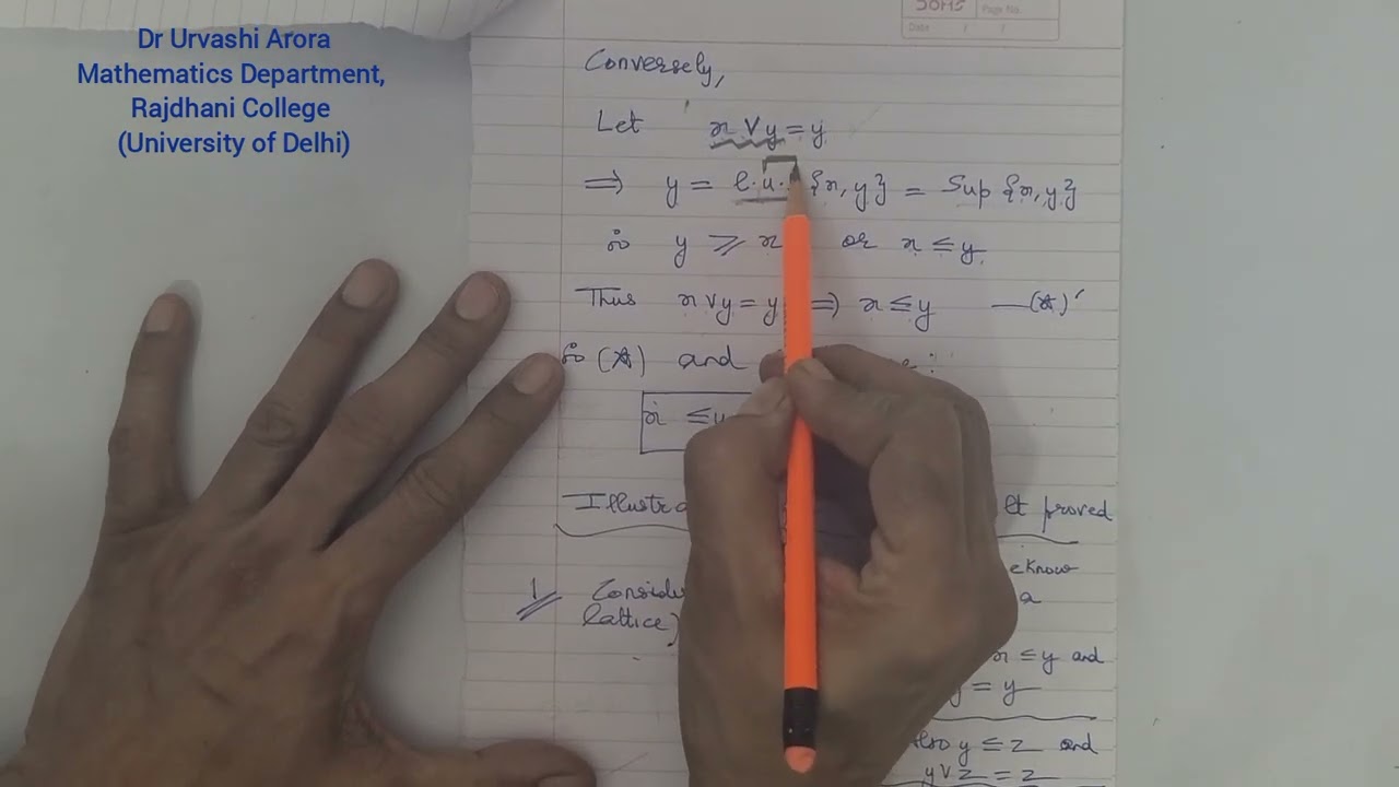 Join of Related Elements  in a Lattice/By Dr Urvashi Arora