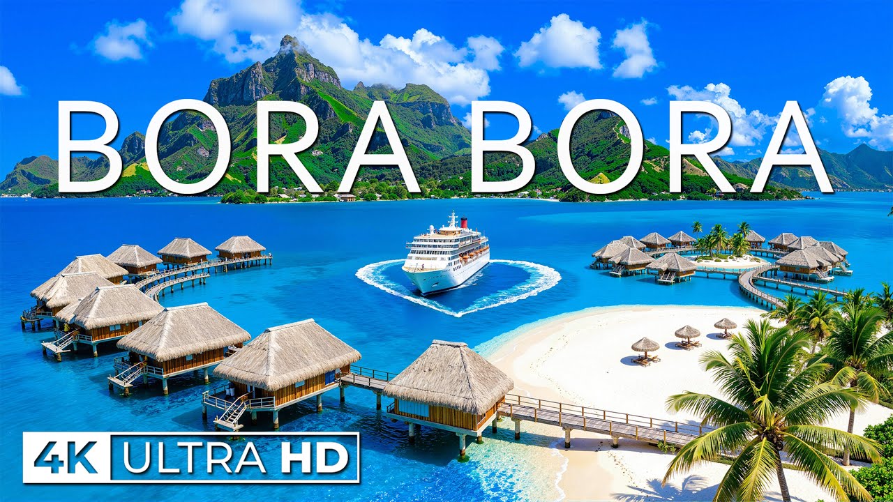 [4K] Бора-Бора 2026 🇵🇫 – Лучший микс в стиле дип-хаус и океан-чилл 🌊🎶 | Wander Deep 4K
