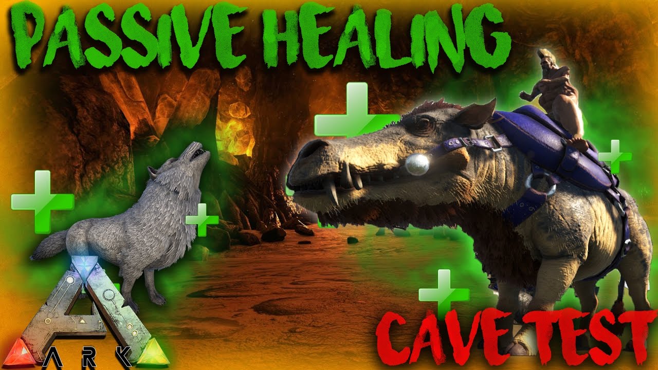 ARK: THE CENTER | TESTING OUT DAEODON PASSIVE HEALING | LAVA CAVE SOLO RUN