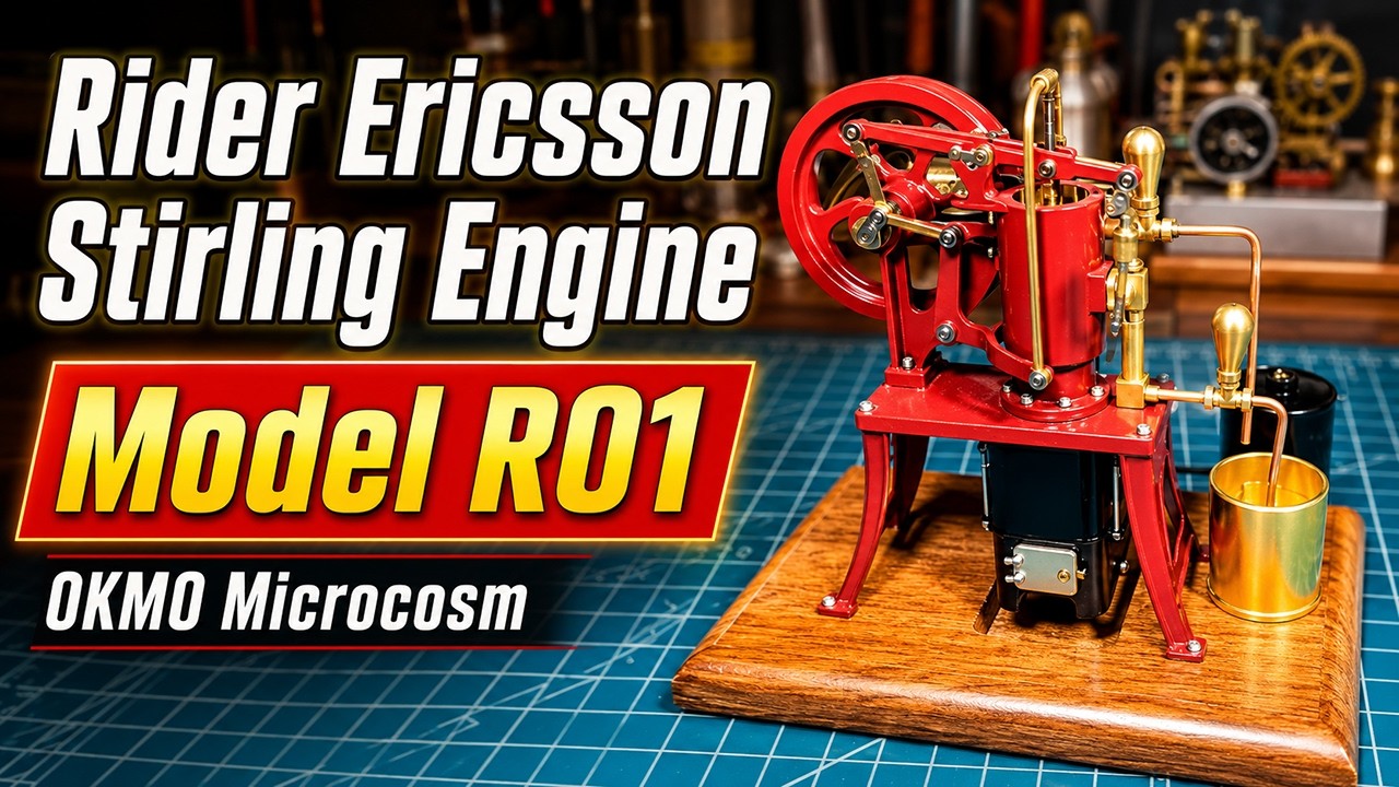 OKMO / Microcosm R01 Rider Ericsson Stirling Engine