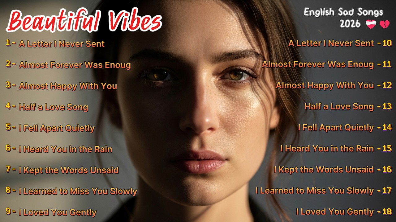 Beautiful Vibes 2026🔥🎧| English Songs 2026  | Heal Your Heart | 4K