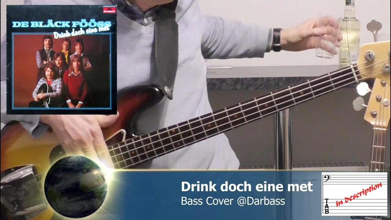 [Bläck Fööss] Drink doch eine met - Bass Cover 🎧 (with bass tabs 🎶 pdf)