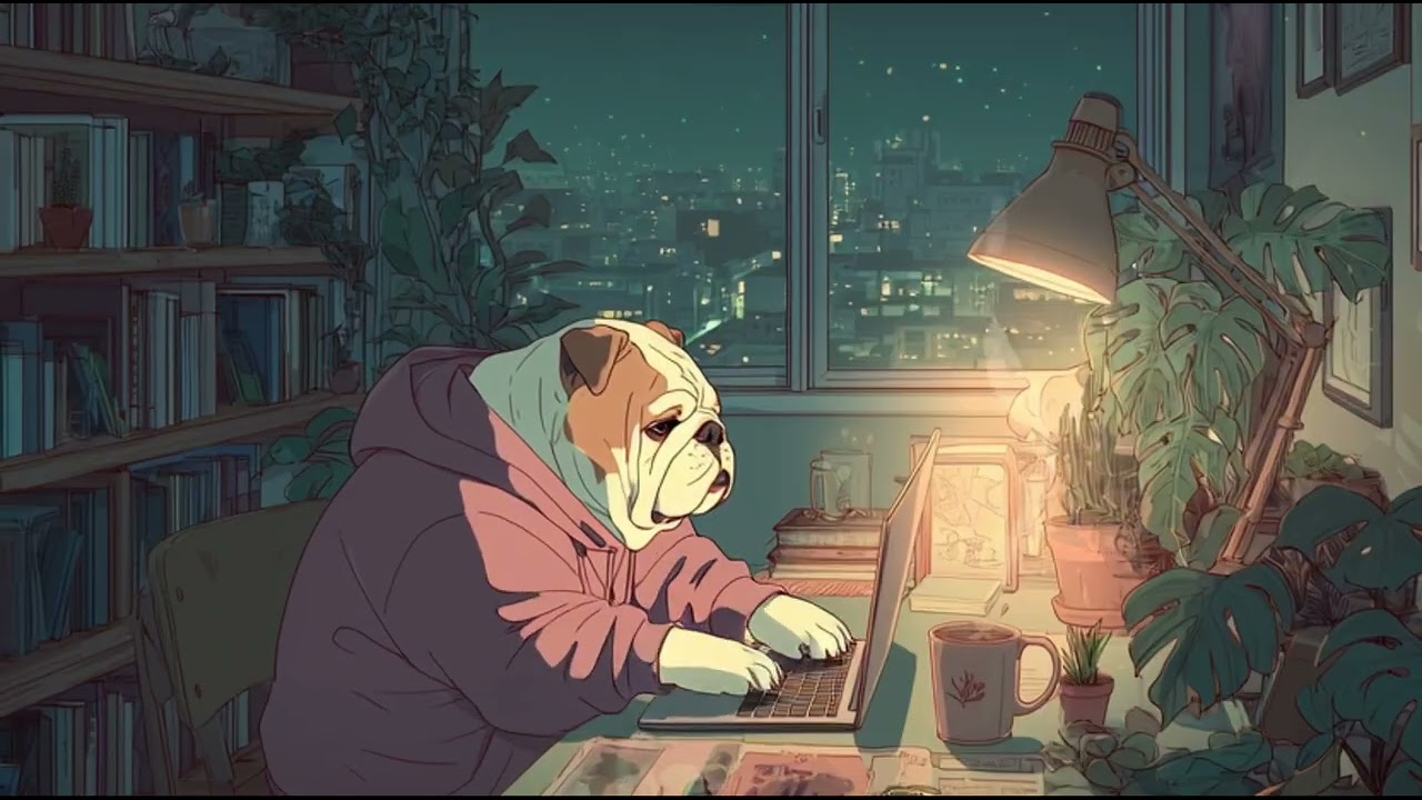 1-Hour LoFi Beats with a Cute Dog🐾
