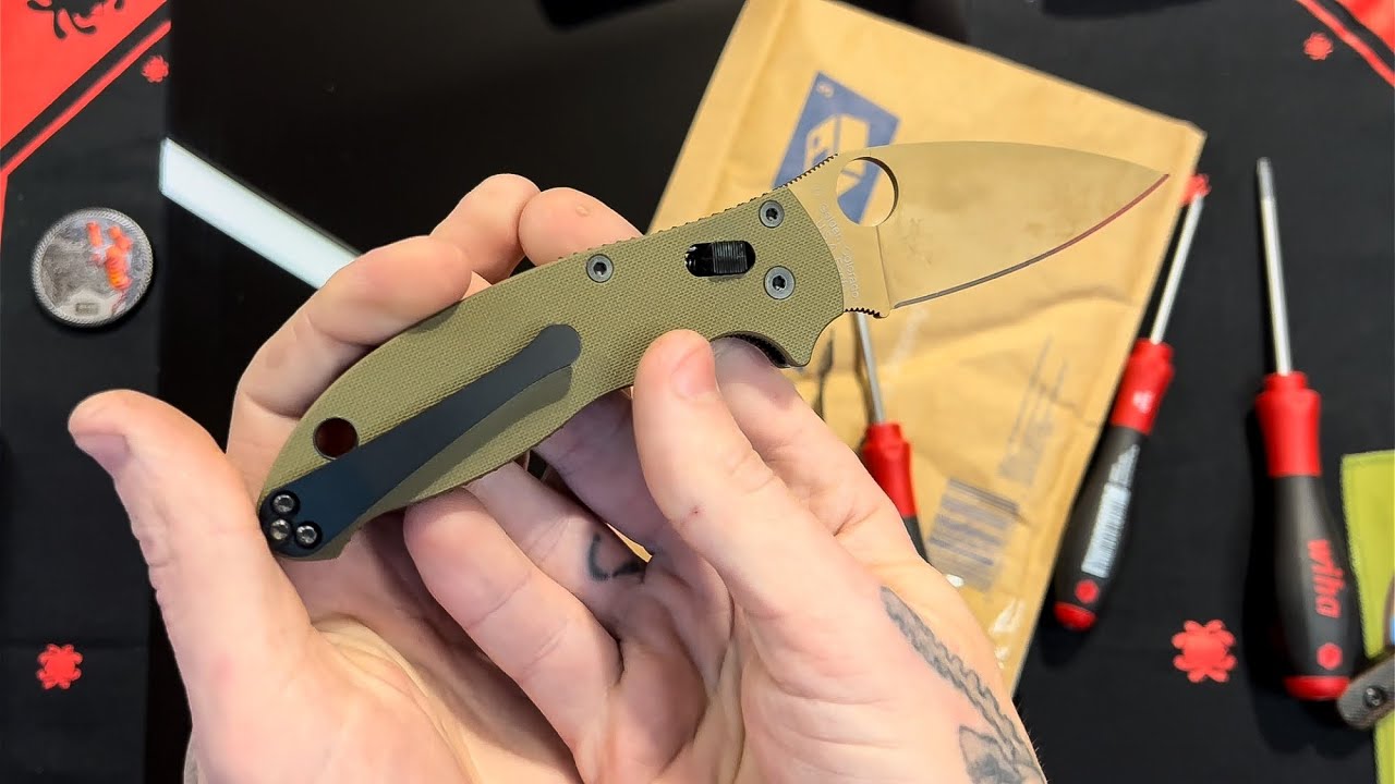 Клинок Spyderco Manix 2 из фрезерованного титана &mdash; установка, первые впечатления и обновления!