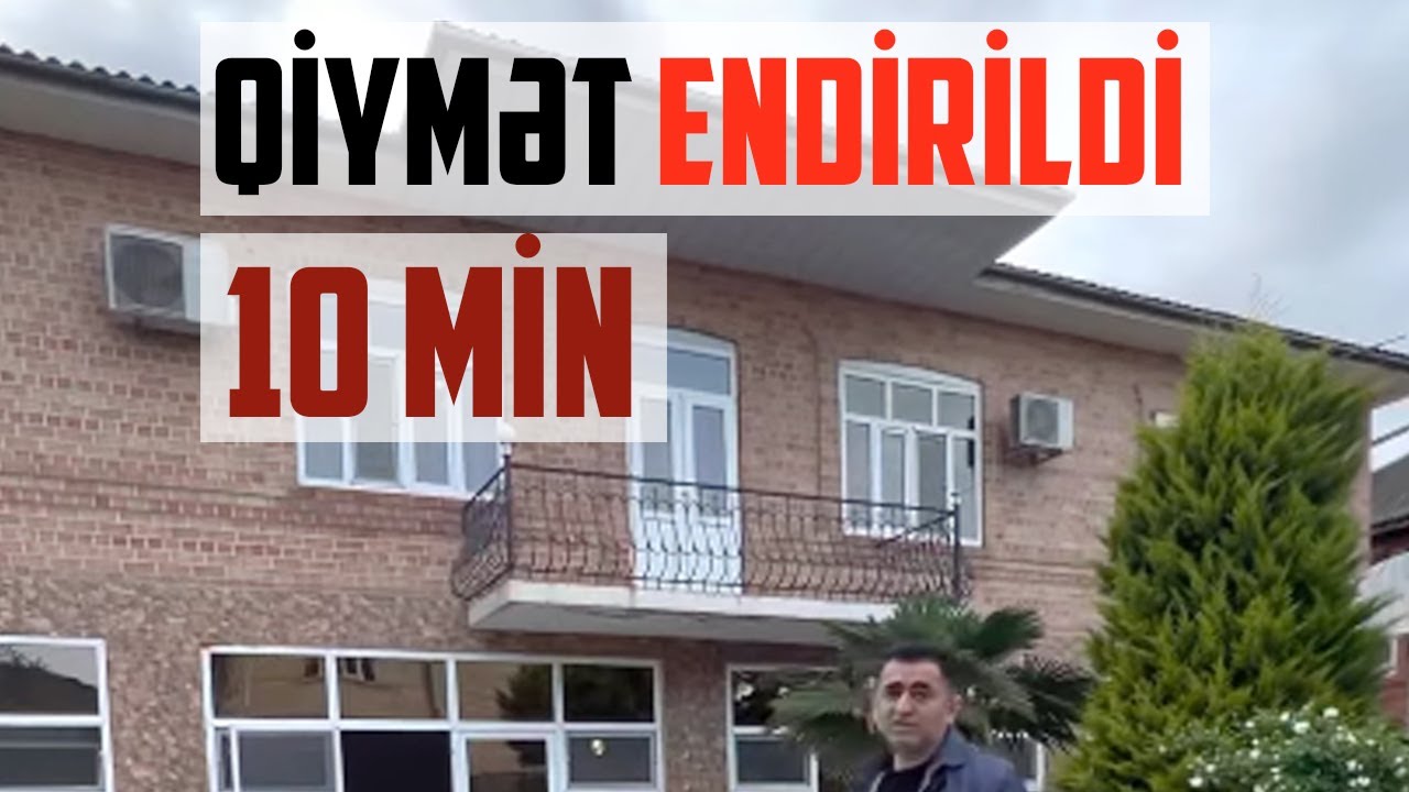 QİYMET 10 MİN ENDİRİLDİ. Lenkeranda Dusme Qiymətə Heyet Evi Satilir | Tel: 0503214502 Elşən