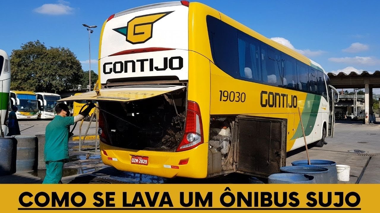 GONTIJO - Ônibus que Brilham: Conheça o Ritual Secreto de Limpeza Antes e Depois de Cada Jornada! 🧼