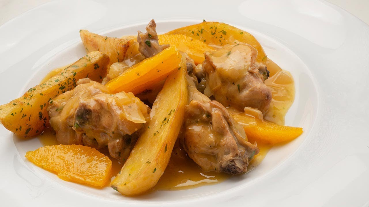 Conejo en salsa de naranja  - Cocina Abierta de Karlos Arguiñano