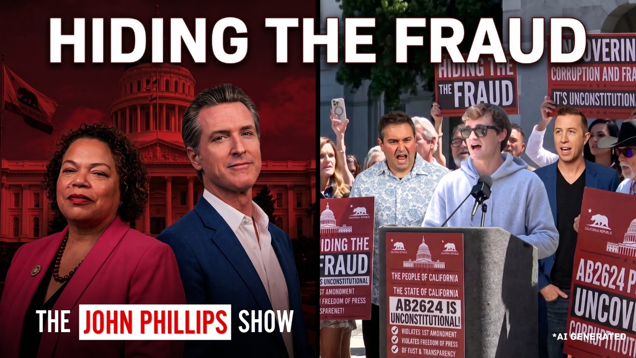 Gavin Newsom's Hiding Taxpayer Fraud? Nick Shirley FIGHTS BACK! | John Phillips & Randy Wang LIVE