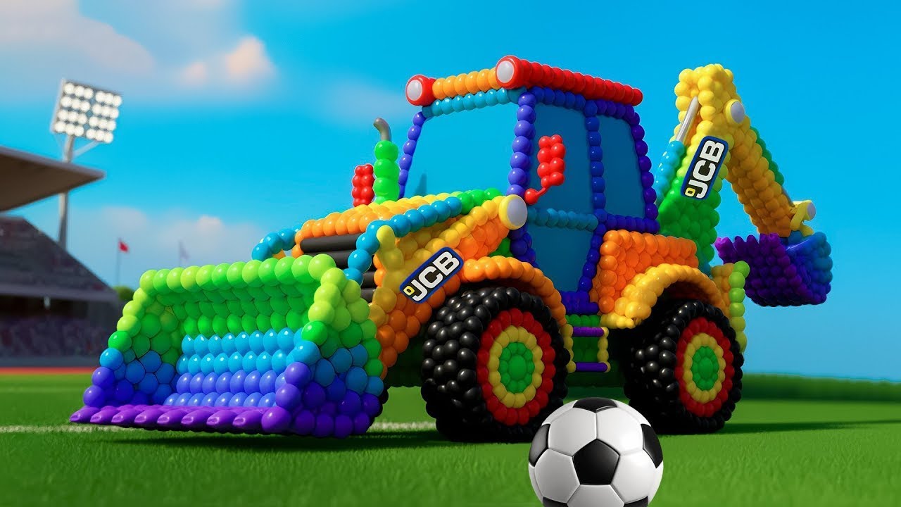 The mascot vibrato assistant JCB placed on the football field is popular, co-produced, and creative