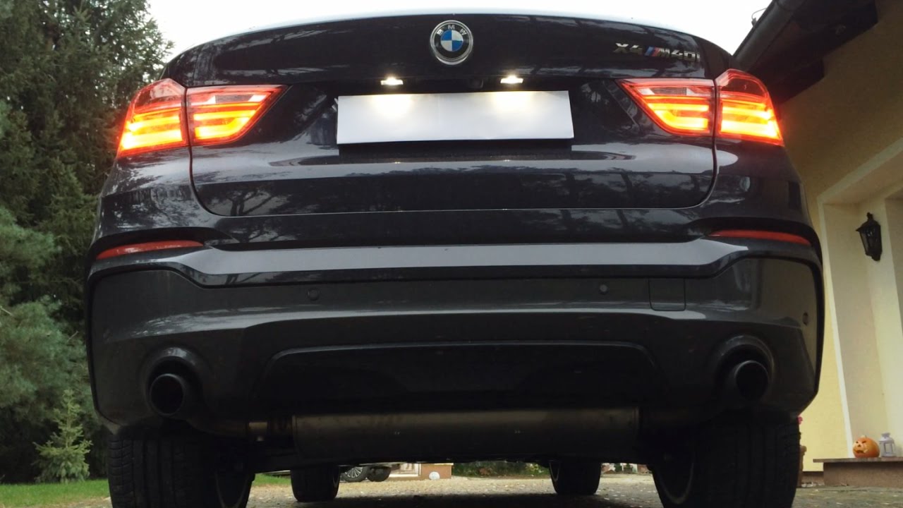 2017 X4 M40i Stock Exhaust Sound All Modes compared | BMW F26