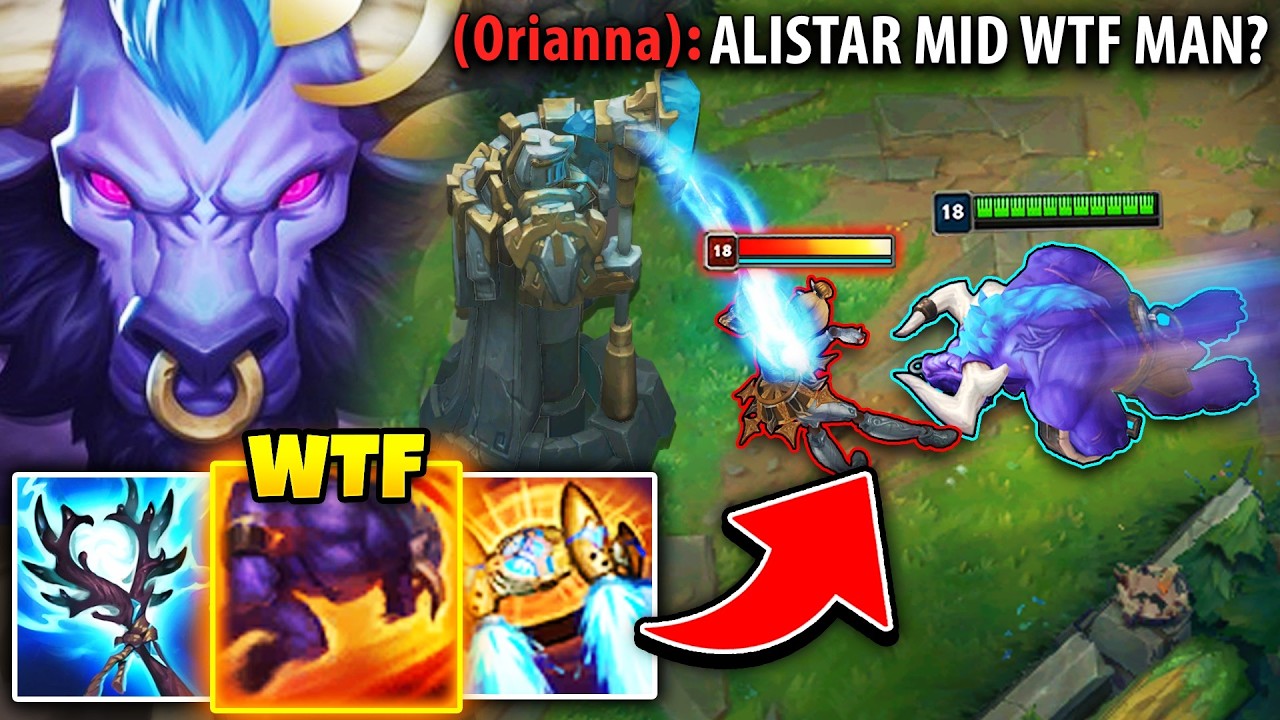 This guy thought I was trolling for going Alistar mid... so I had to teach them a lesson