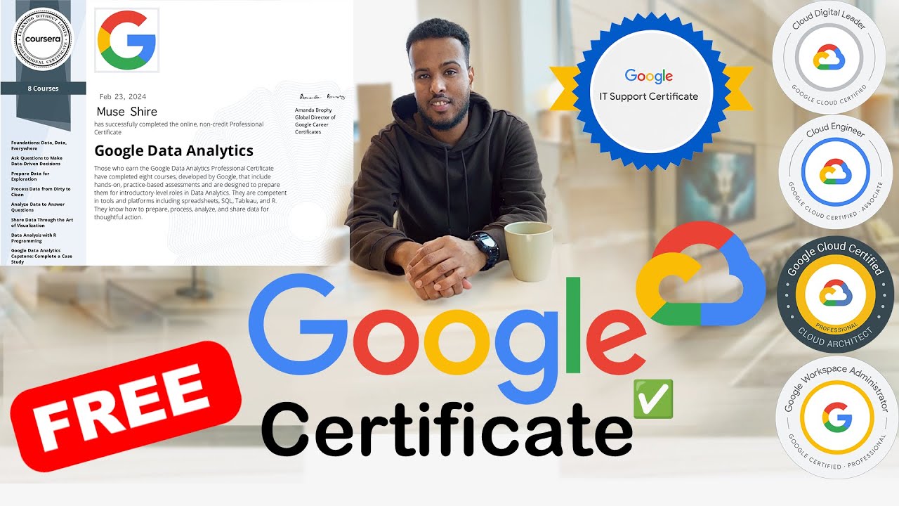 Google Certificates: Shahaadooyinka Google- Free