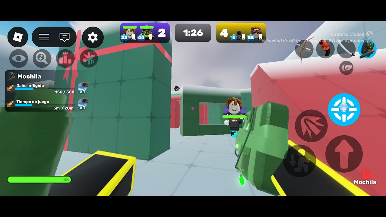 Jugando rivals con armas aleatorias