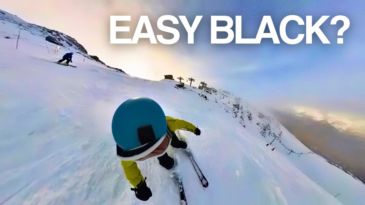 First Tracks on a Black Run | Val Cenis