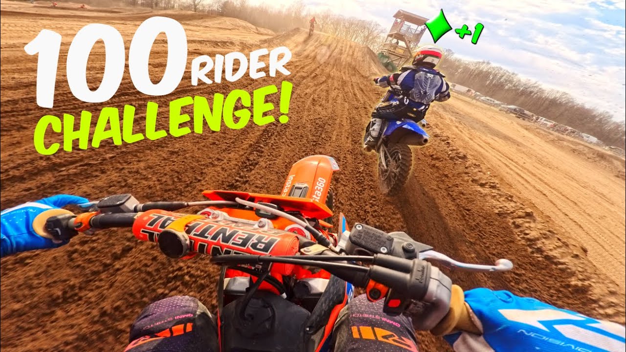 Can I Pass 100 RIDERS in One Moto?? *100 Rider Challenge: Attempt 2*