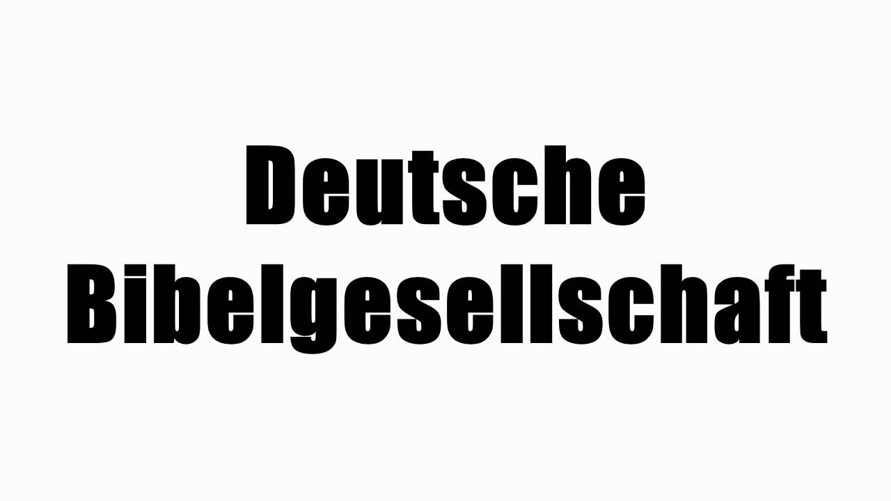 Deutsche Bibelgesellschaft