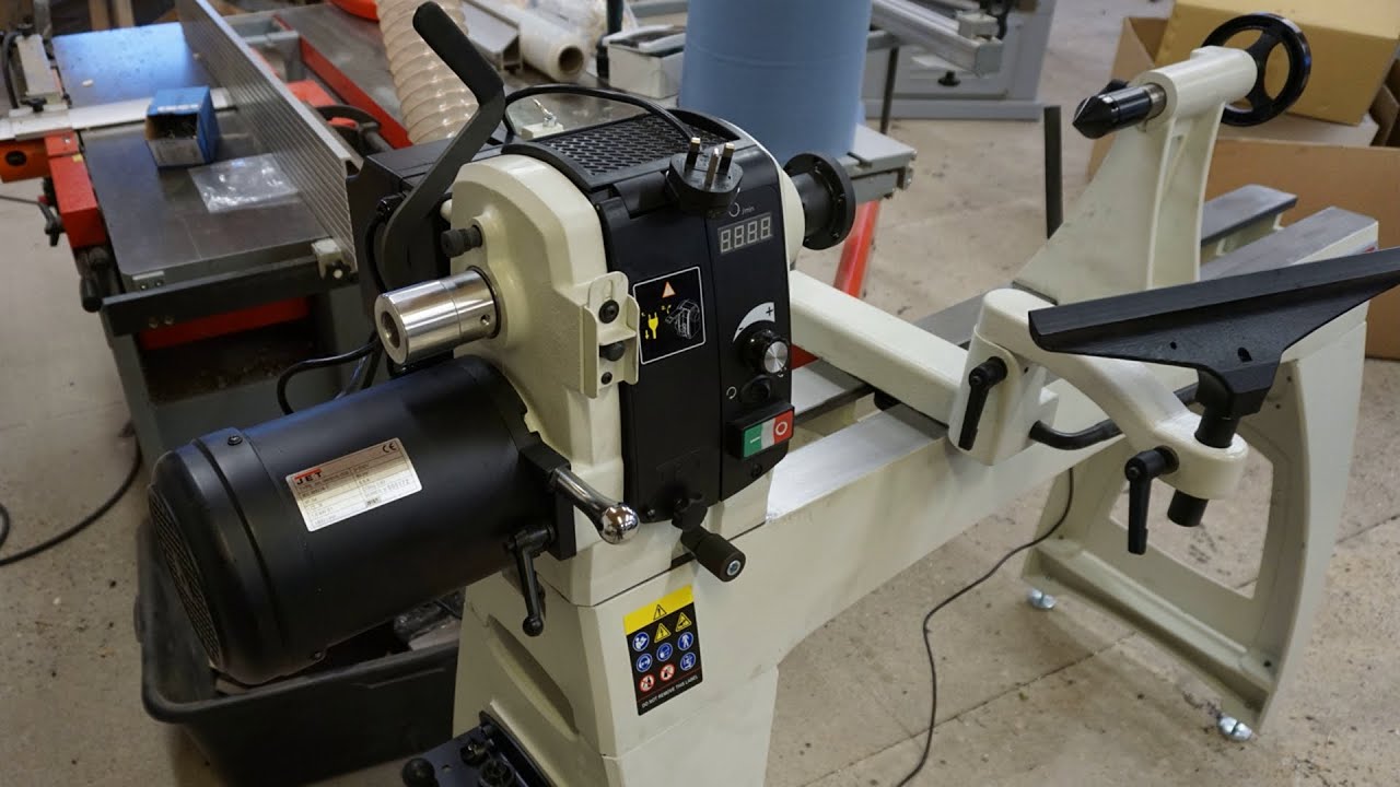 Woodturning - Unpacking and assembling JET JWL 1840 EVS lathe