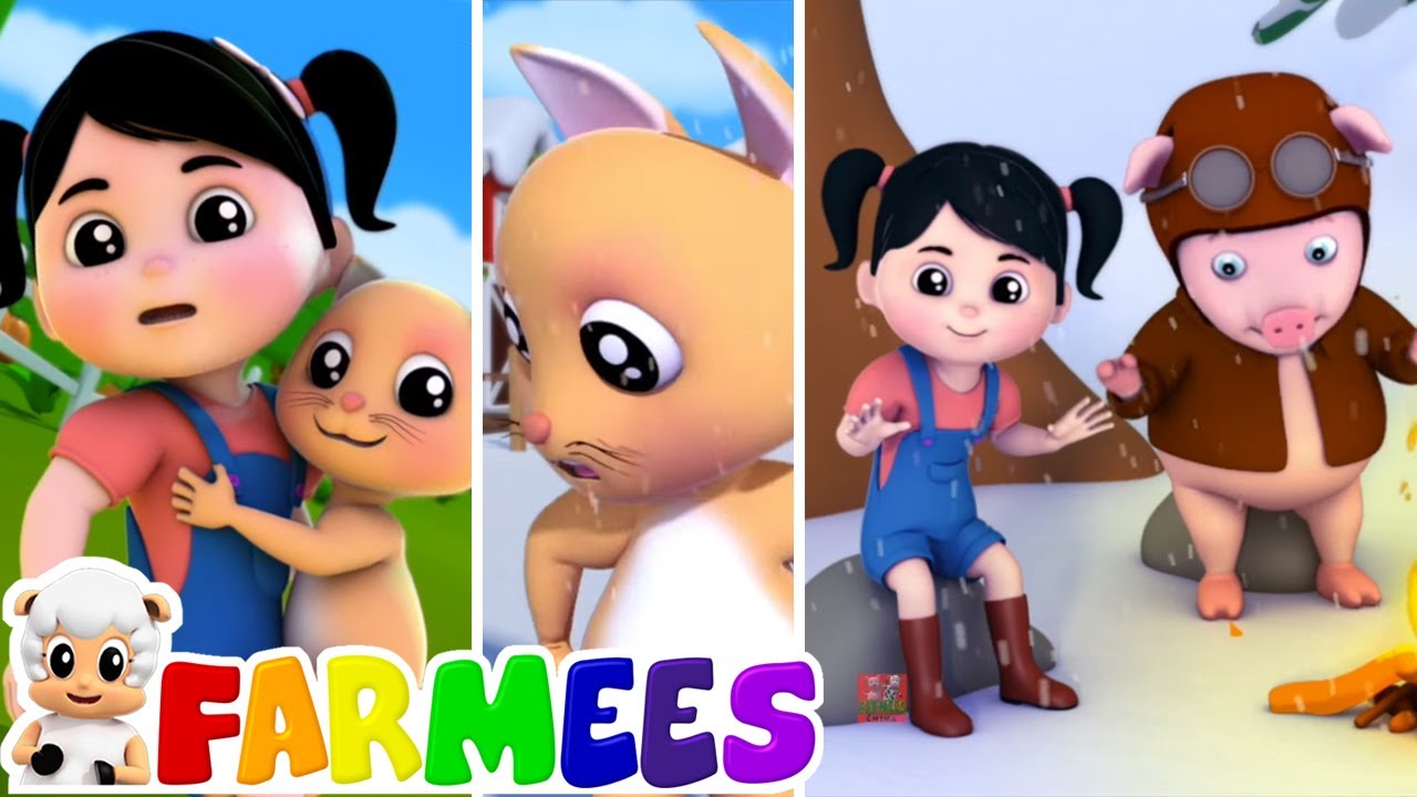 Aprenda palavras opostas | Musica para bebes | Canção infantil | Farmees Português | Educação
