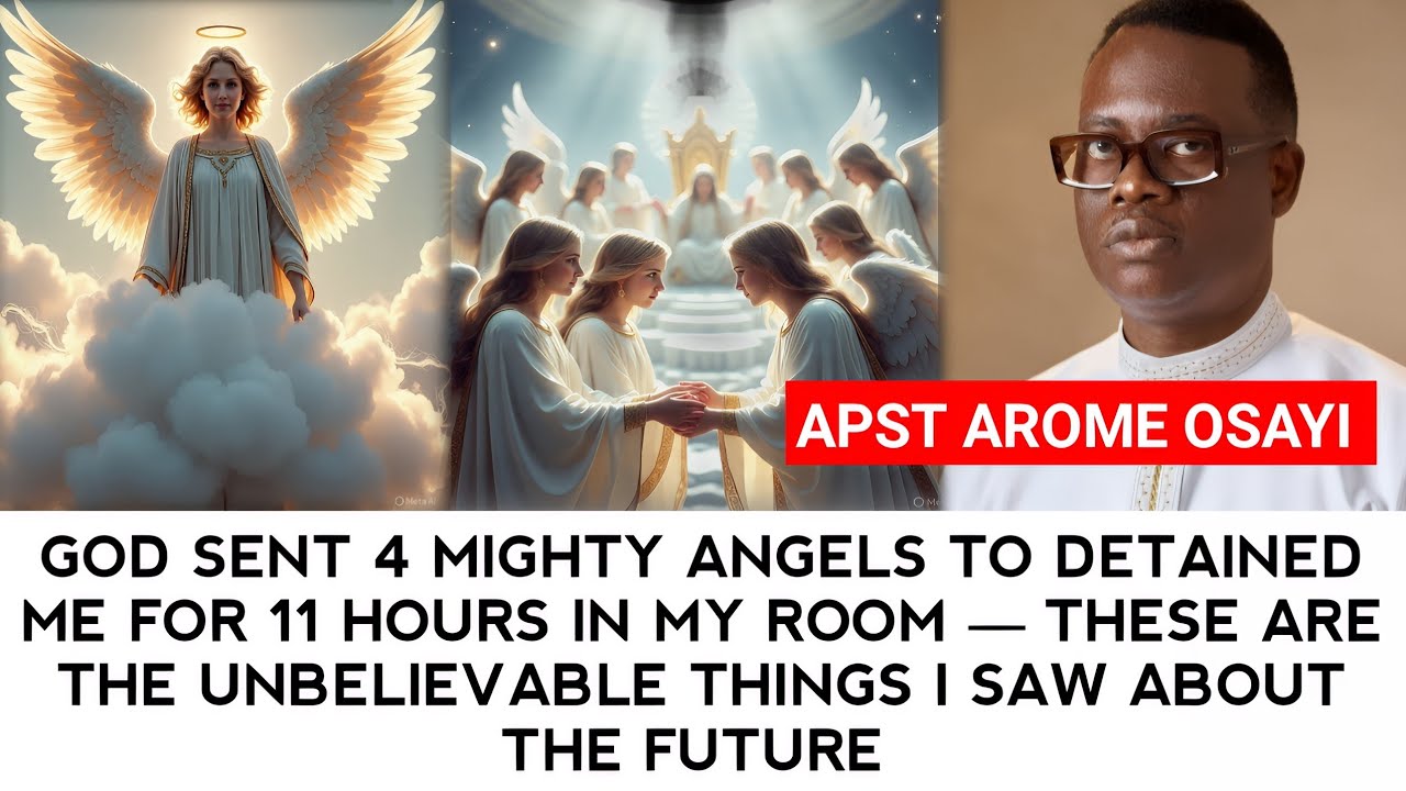 GOD SENT 4 MIGHTY ANGELS TO DETAINED ME FOR 11 HOURS IN MY ROOM AND I SAW THE FUTURE - APST AROME 
