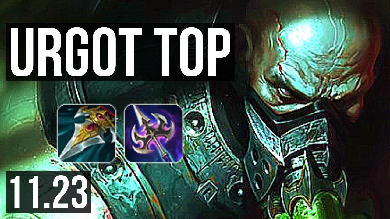 URGOT vs GANGPLANK (TOP) | 5/1/7, 1.4M mastery | BR Diamond | 11.23