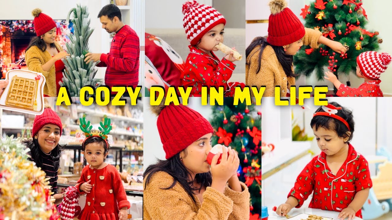 Indian Mom Vlog 🎄Christmas Prep with My Toddler, Waffle Recipe, Parenting Rules