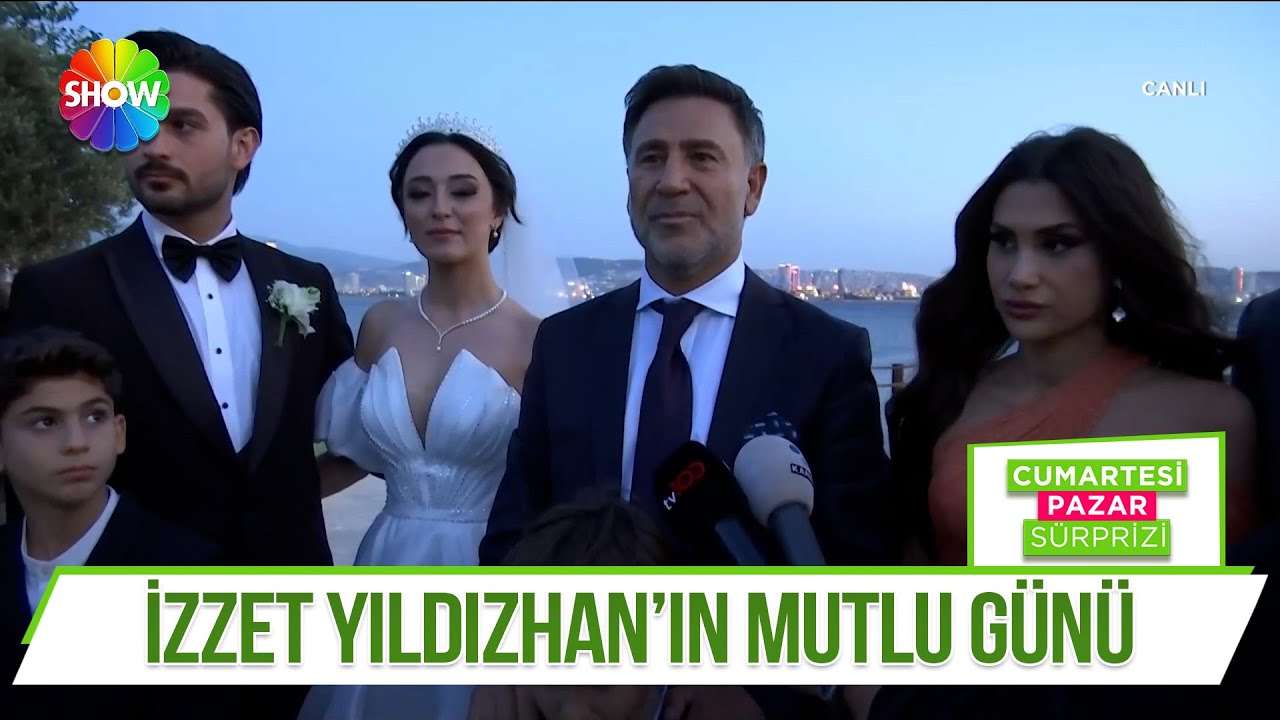 İzzet Yıldızhan oğlunu evlendirdi!