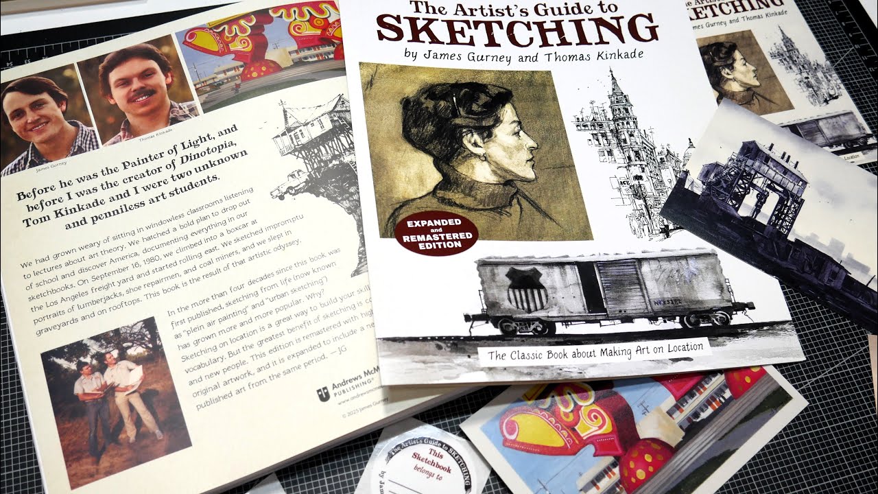 It's Back! The Artist Guide to Sketching by James Gurney & Thomas Kinkade Book Flip-Through!