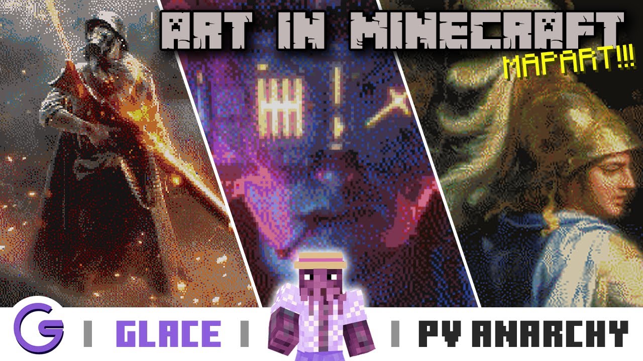 Real Art in Minecraft??? | PURITY VANILLA MINECRAFT ANARCHY