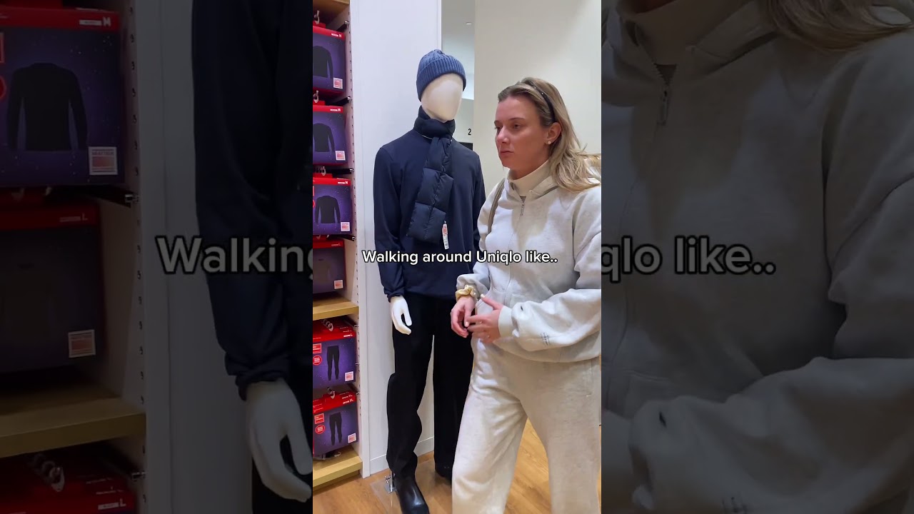 Mannequins Cosplaying As People 🥲 #mannequin #uniqlo #memes #comedyvideo