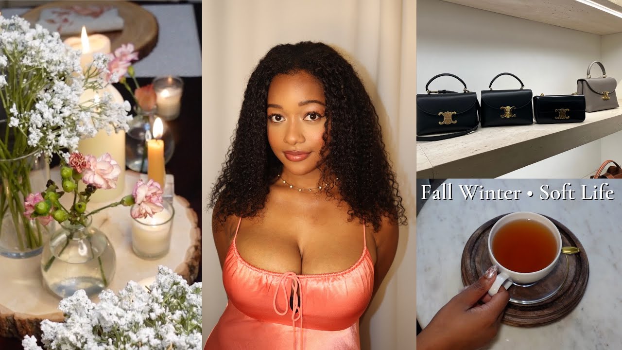 Soft Life {cozy season} Vlog 🍁❄️ Homemaking, Luxury Shopping, Skincare, Candle-making, FALL WINTER