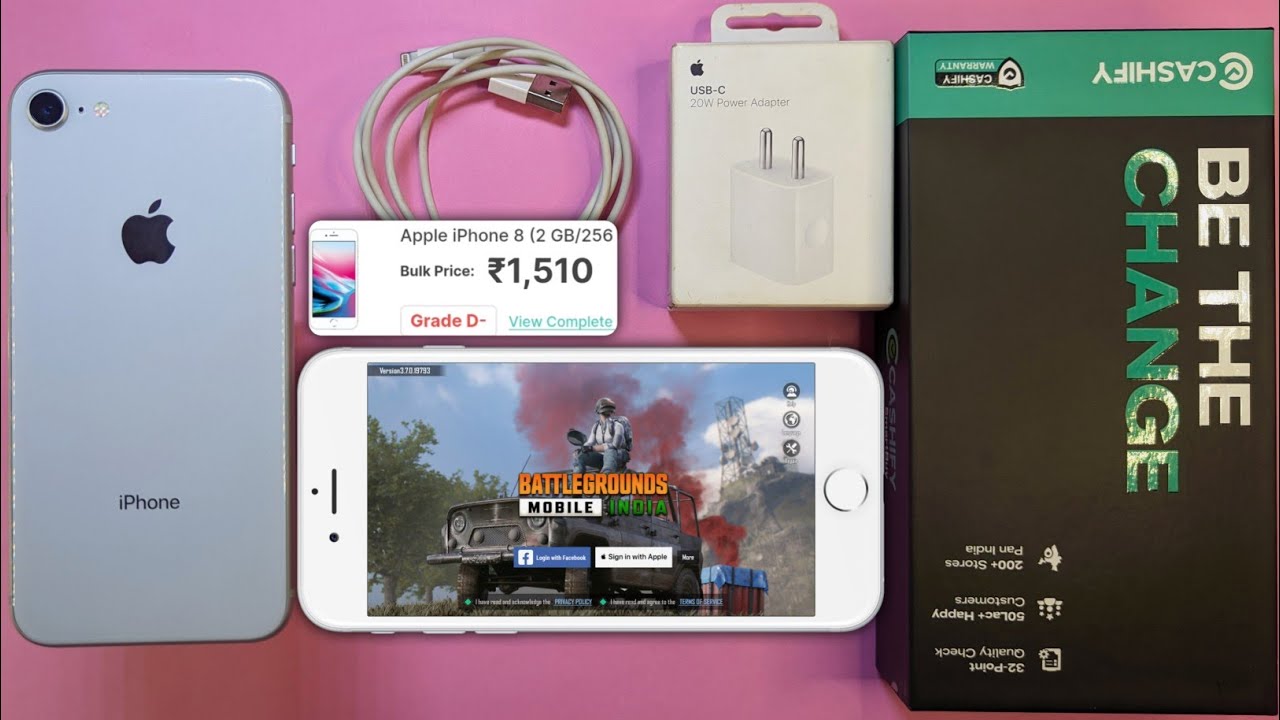 iphone 8 bgmi test / iphone 8 bgmi gameplay / iphone 8 unboxing and gaming test #cashify #iPhone 8
