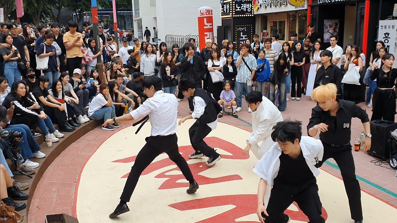 [STREET ARTIST] HAF. INTERACTIVE HONGDAE BUSKING. 240525.