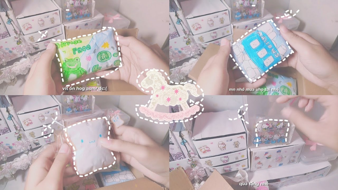 [GÓI HÀNG] squishy giấy handmade siu cte & xinhh💞🌷🦄💕