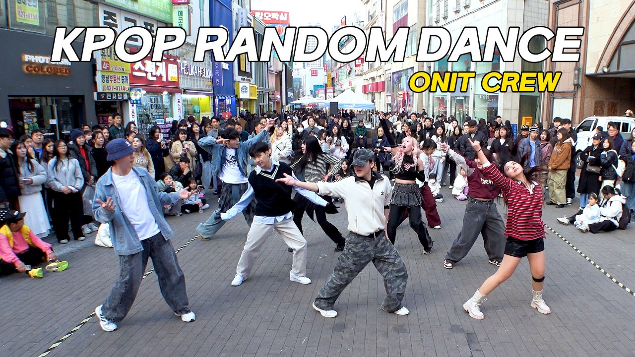 드디어입니다🙂‍↕️ 오니트 새 멤버와 함께하는 랜덤플레이댄스 | KPOP RANDOM PLAY DANCE with. ONIT crew | 엔제이 ENJ
