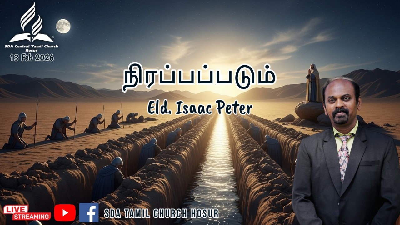 நிரப்பப்படும் | Elder. Isaac Peter | Vesper Service | 13.02.2026